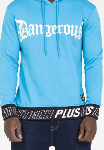 Sweat-shirt PLUS EIGHTEEN en bleu