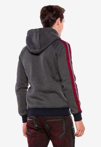 CIPO & BAXX Zip-Up Hoodie in Grey