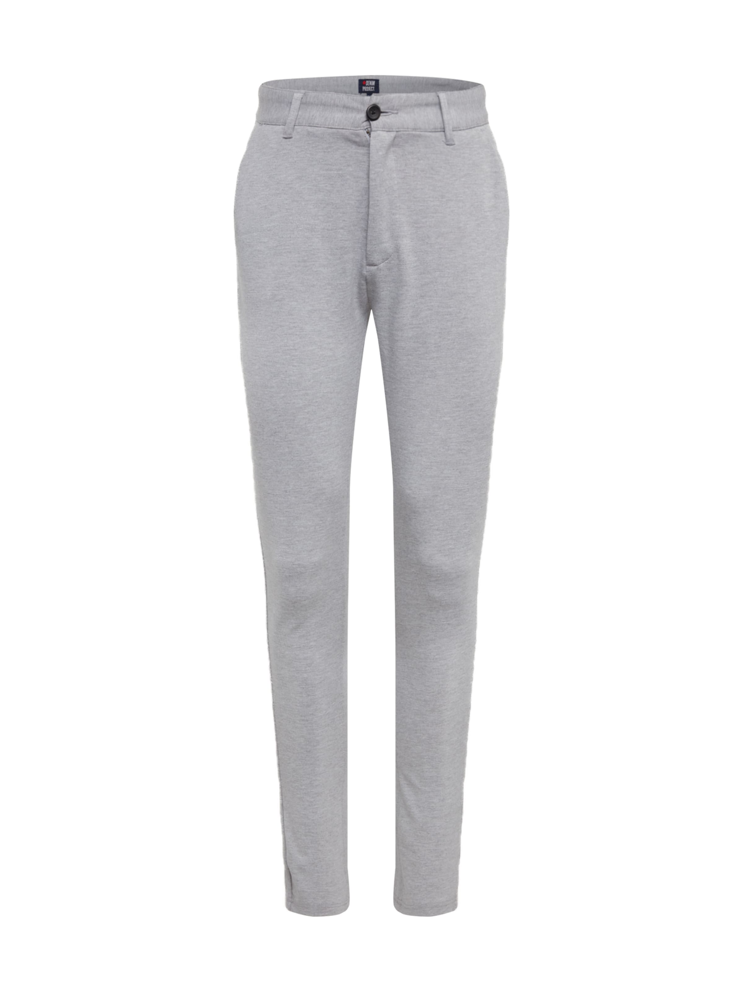 pilka Denim Project „Chino“ stiliaus kelnės 'Roma': priekis