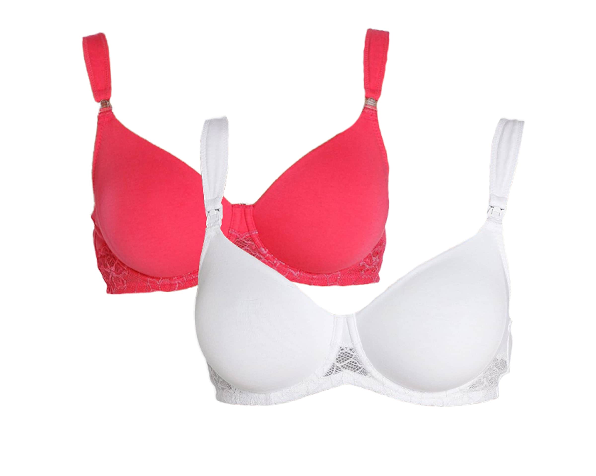 PETITE FLEUR Бюстгальтер под футболку Бюстгальтер для кормящих мам в Красный: спереди