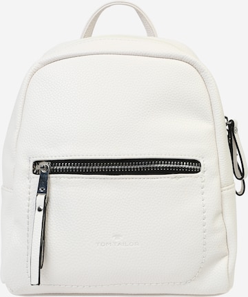 TOM TAILOR - Mochila 'Tinna' em branco: frente