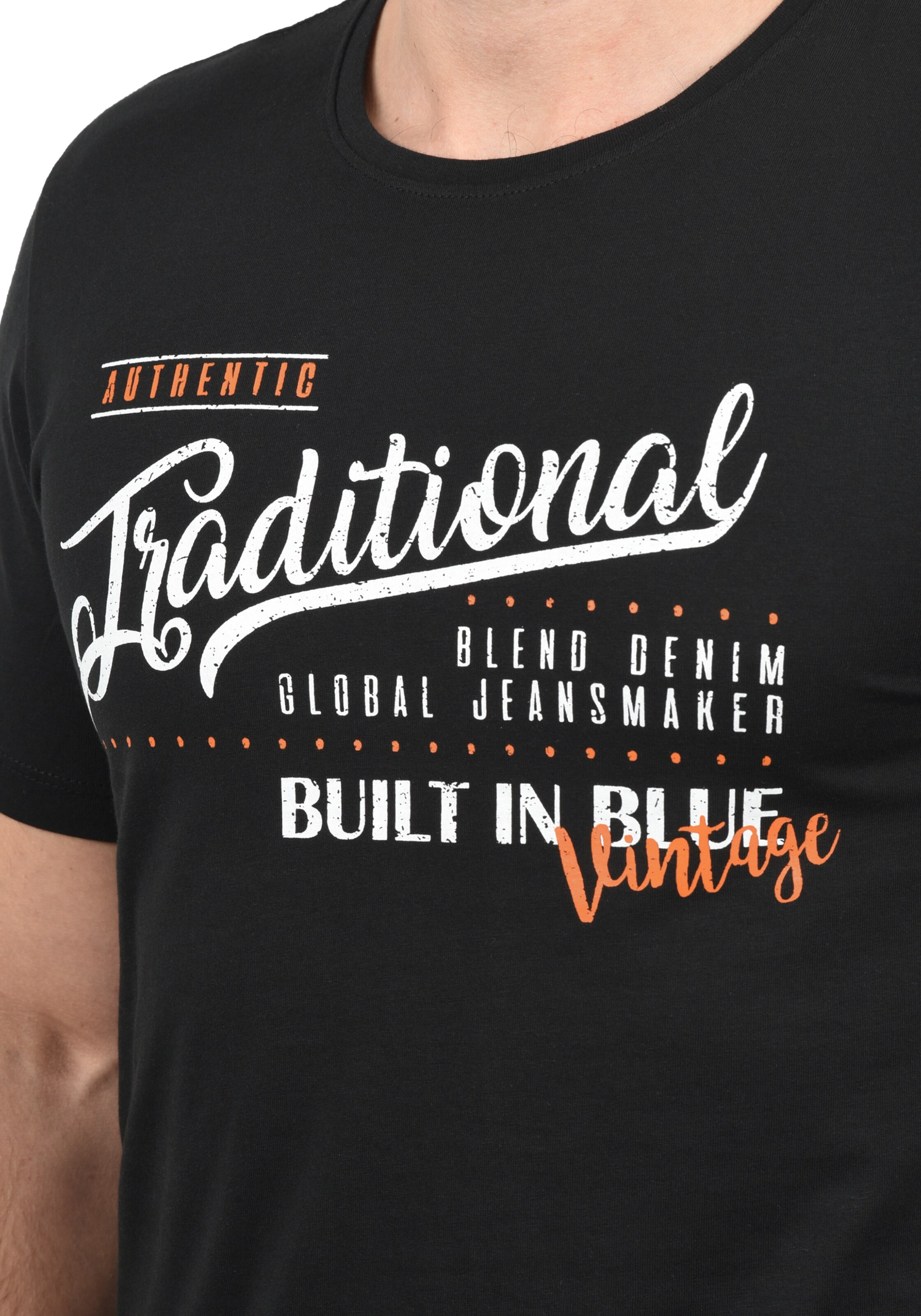 BLEND - Camiseta en negro
