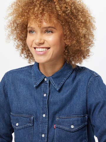 LEVI'S ® Blouse 'Essential Western' in Blue