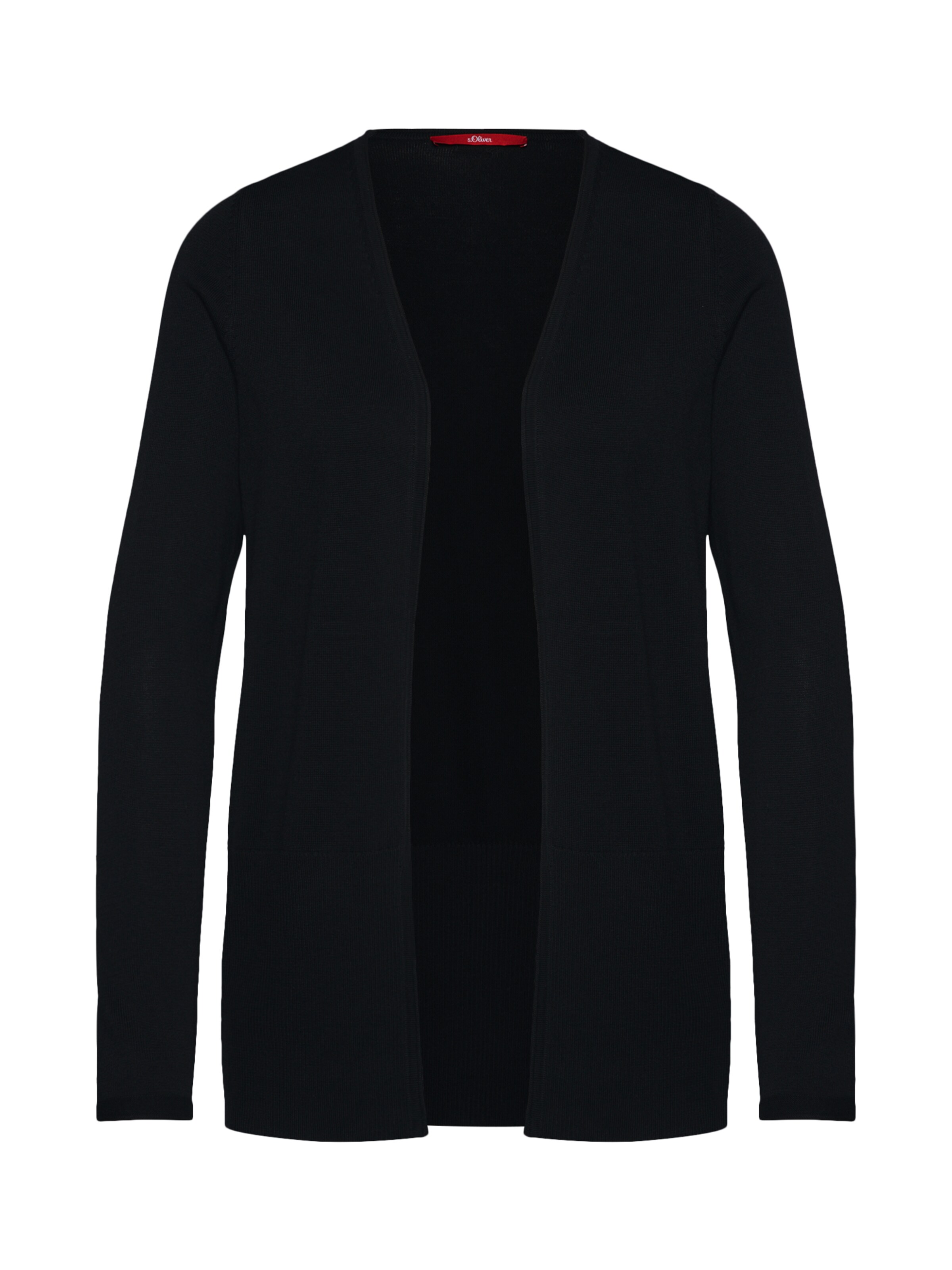 s.Oliver - Strickjacke in schwarz