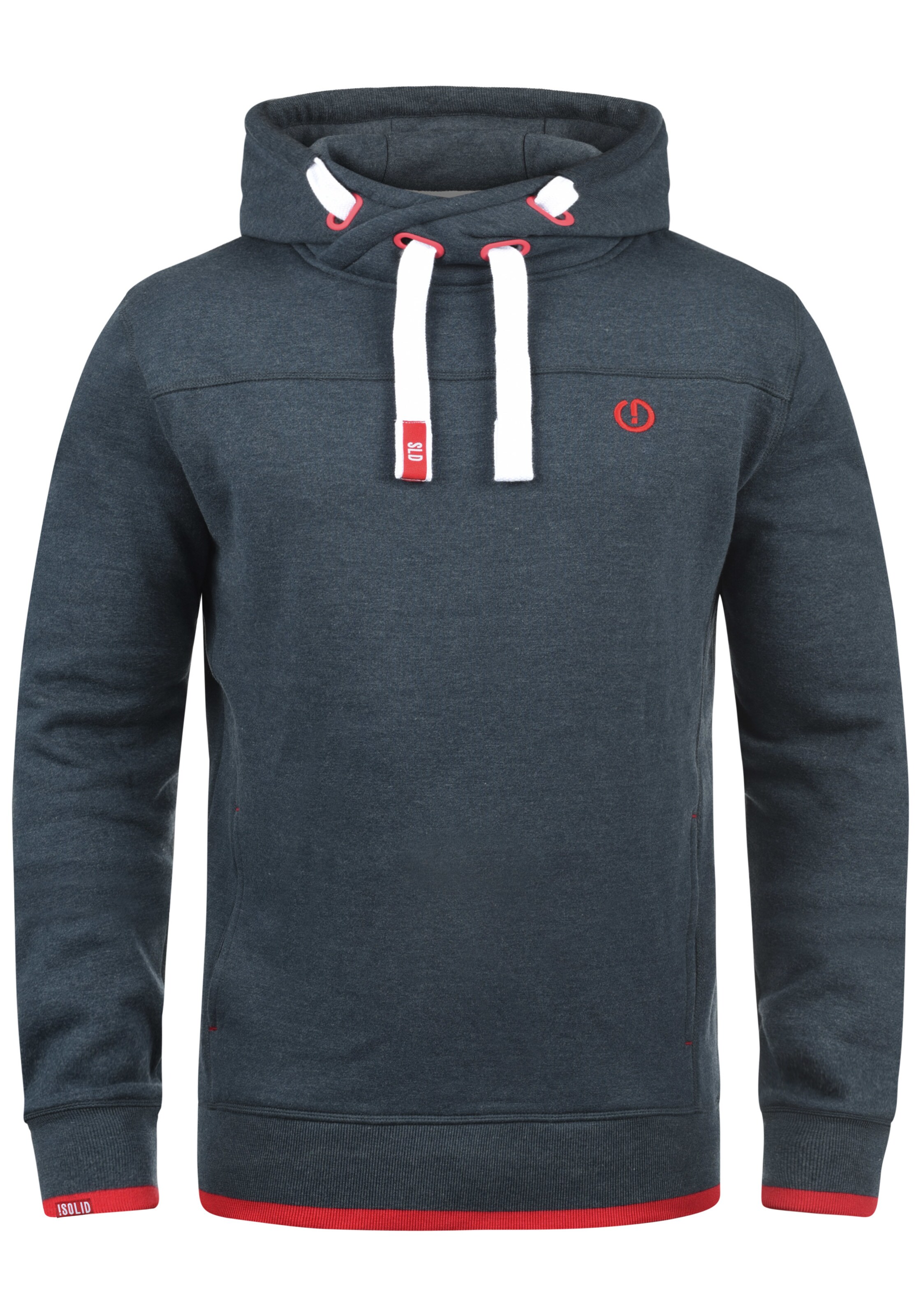 Sweat-shirt 'Benjamin' !Solid en bleu : devant