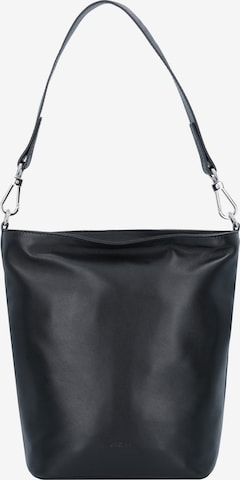 BREE Stockholm 44 Mini Bag Schultertasche Leder 20 cm in Schwarz: predná strana