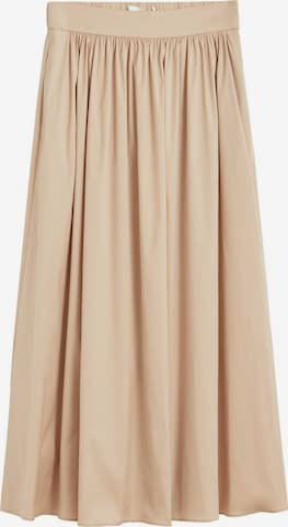 MANGO Rok 'ELNA' in Beige: voorkant