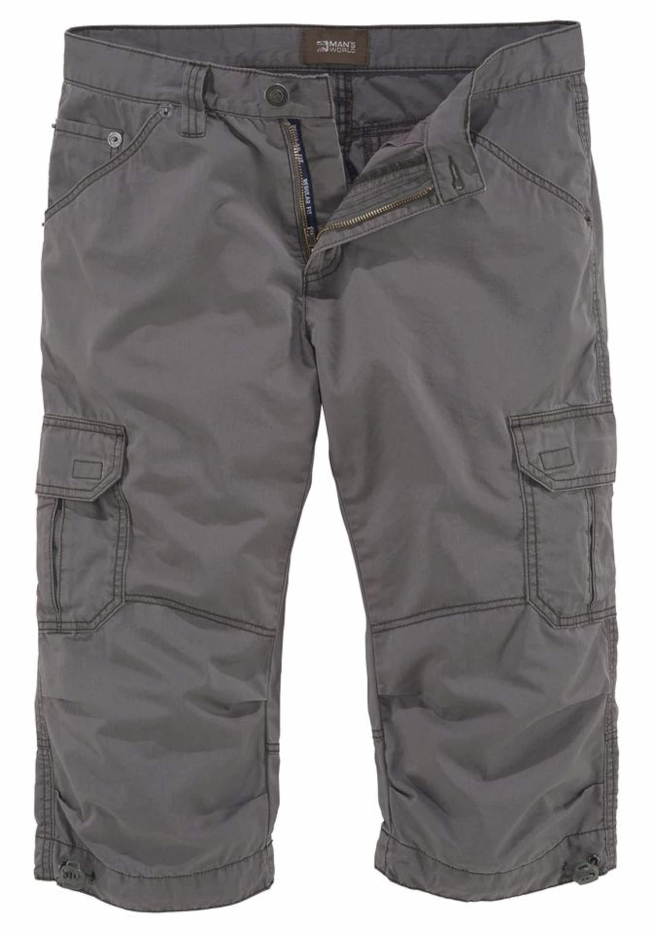 Man's World Pants in Grey: front