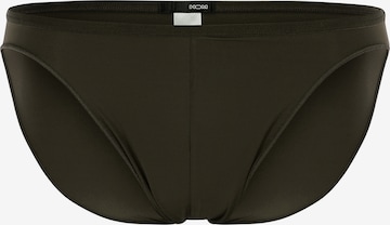 HOM Panty 'Plumes' in Black: front