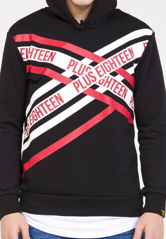 PLUS EIGHTEEN Sweatshirt in Zwart