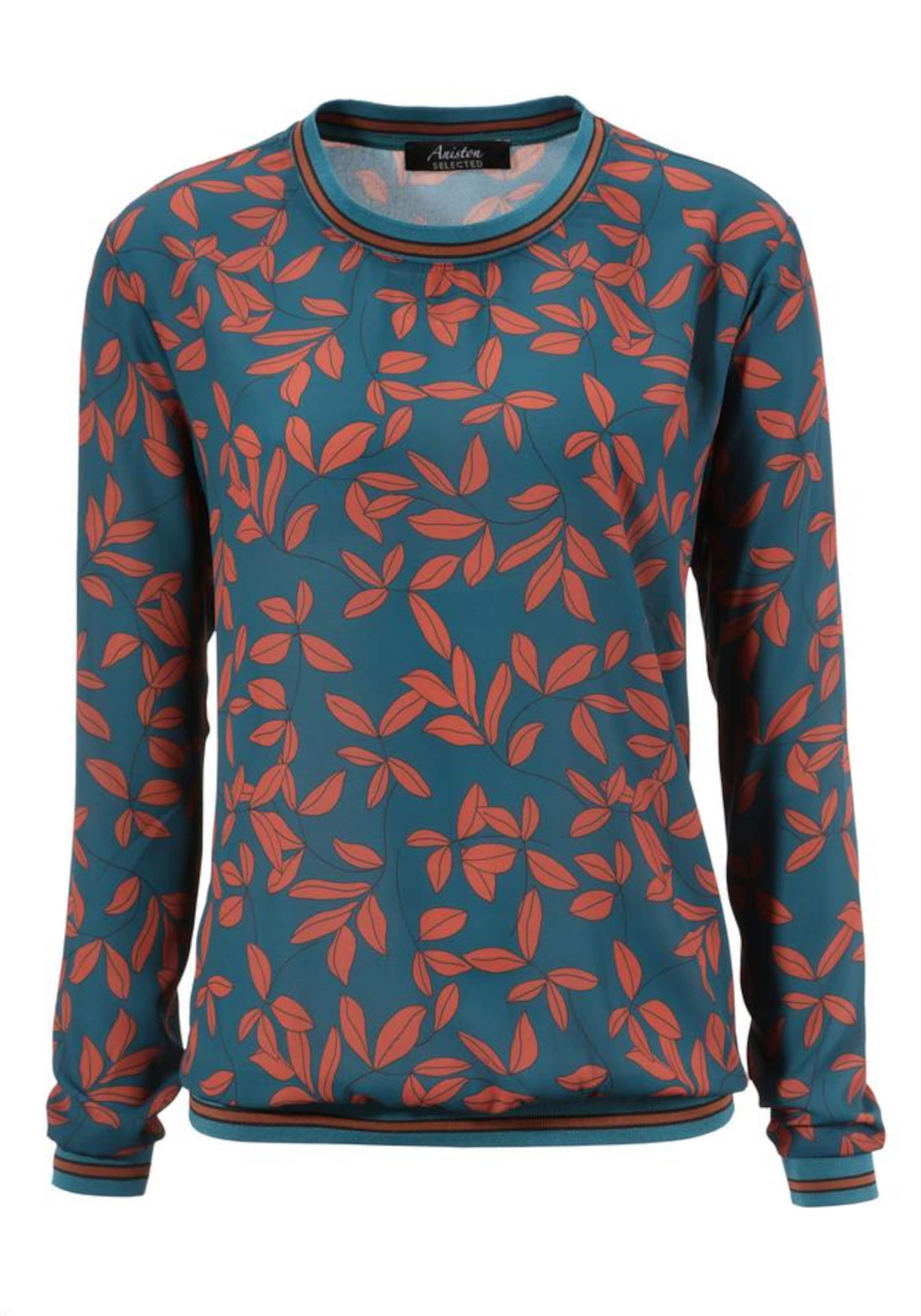 Aniston SELECTED Shirtbluse in Blau: Vorderseite