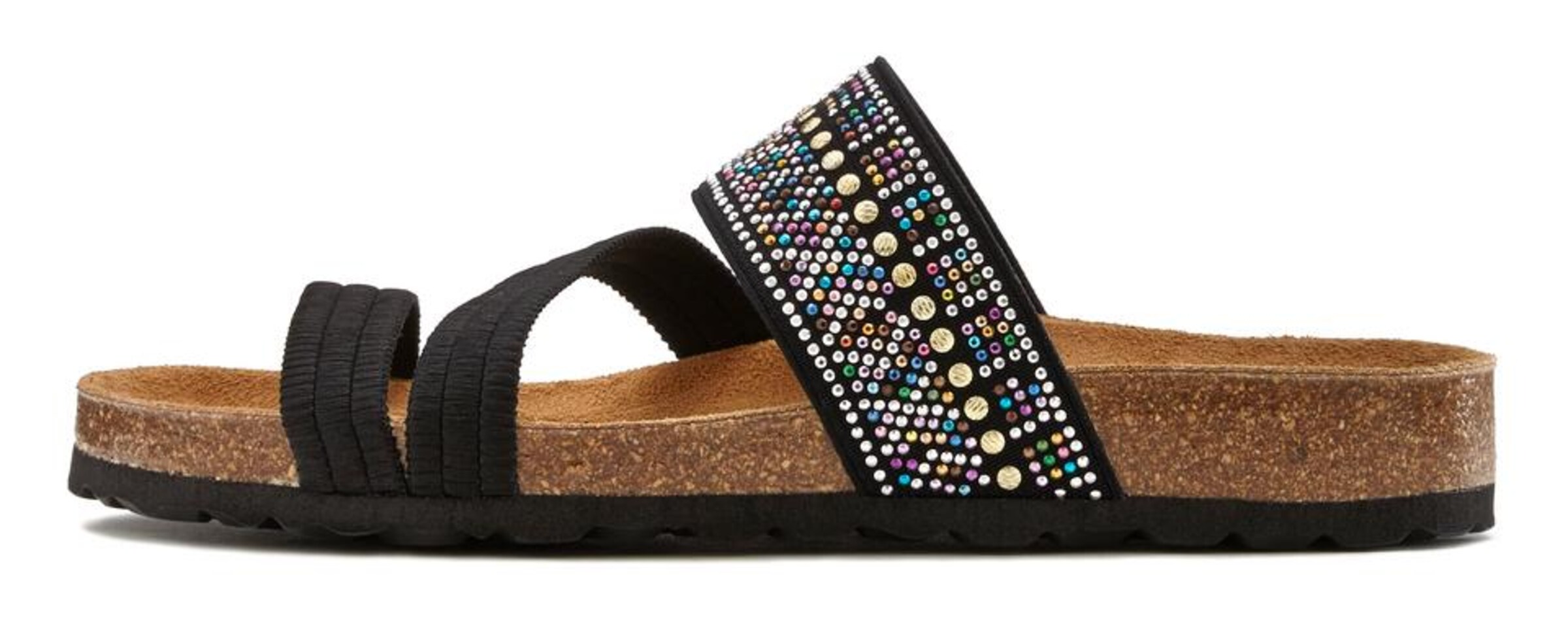 LASCANA Mules in Black: front