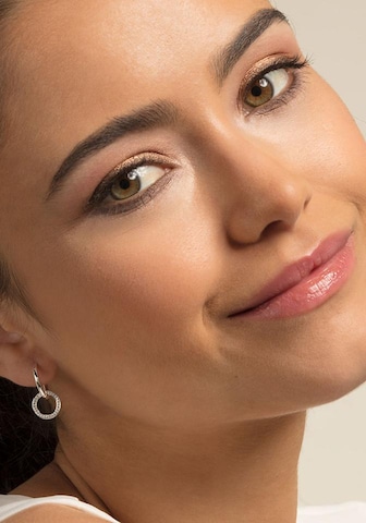 Thomas Sabo Paar Creolen in Silber: Vorderseite