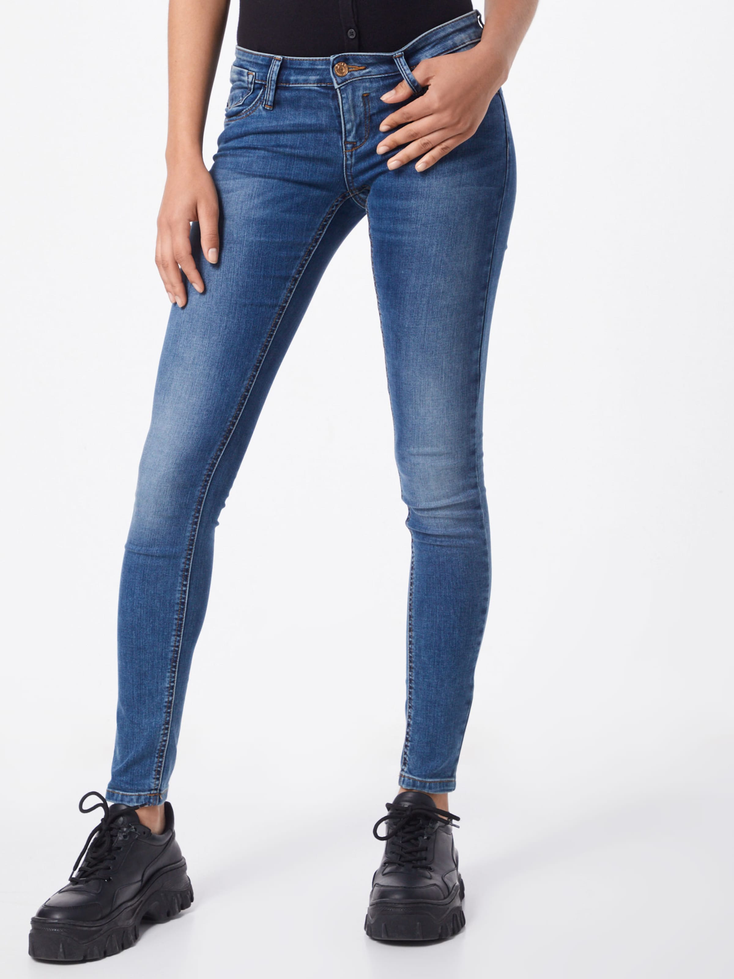 Skinny Jeans 'Coral' de la ONLY pe albastru: față