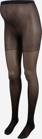 MAMALICIOUS Regular Fine Tights 'MALOU' in Black: front