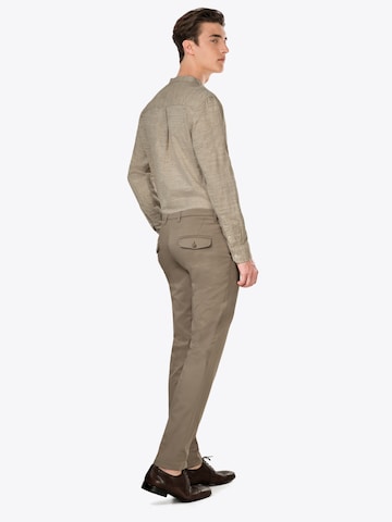 Coupe slim Pantalon chino 'Kill' DRYKORN en beige : derrière