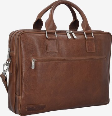 Plevier Document Bag '400er Serie' in Brown