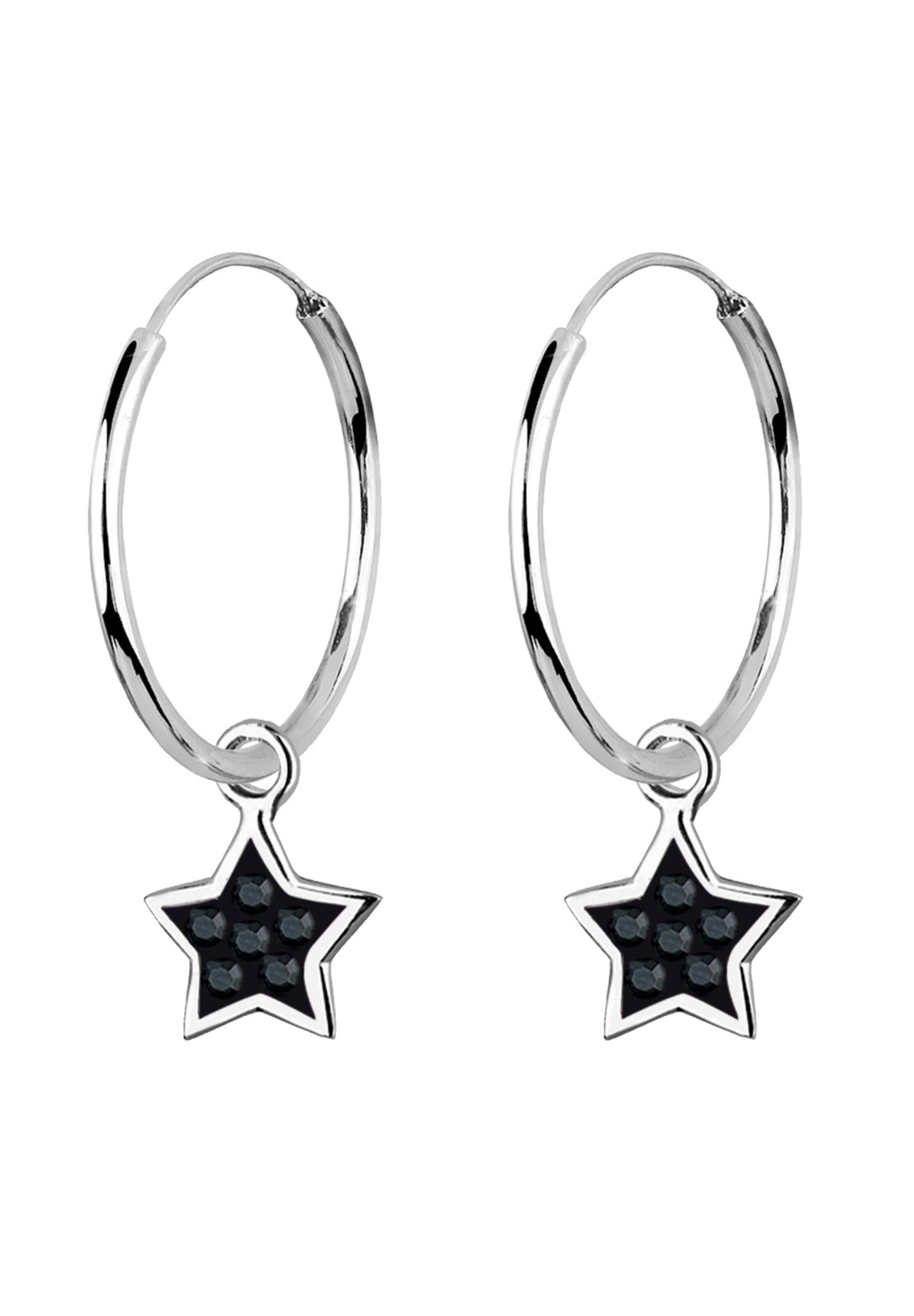 ELLI Ohrringe in Silber: Vorderseite