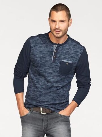 ARIZONA Langarmshirt in Blau: Vorderseite