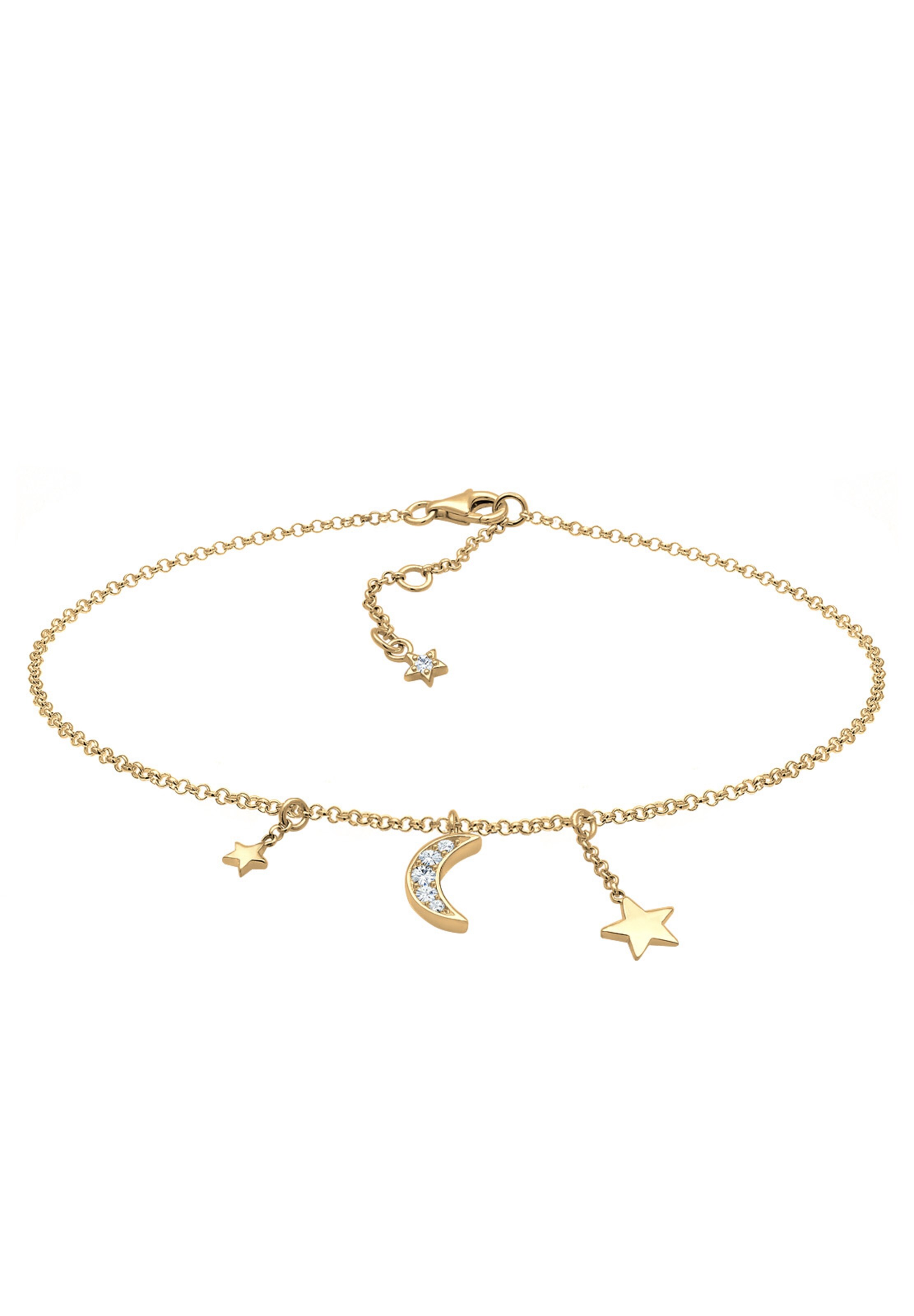 ELLI Fußschmuck in gold, Produktansicht