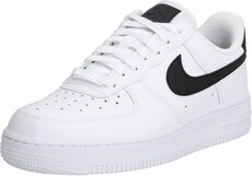Nike Sportswear tenisky 'Air Force 1' v čiernej / bielej farbe
