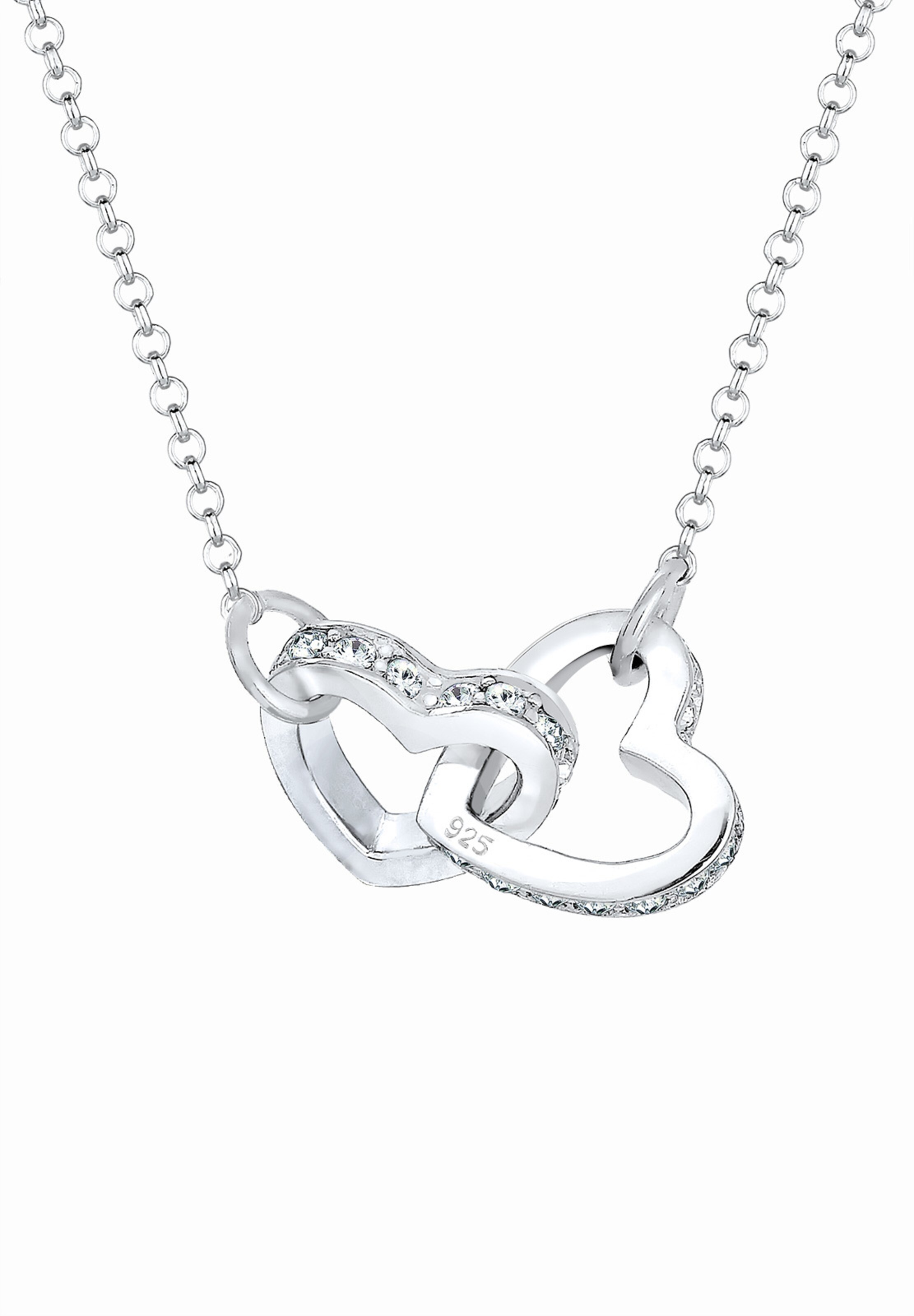 ELLI Necklace 'Herz' in Silver