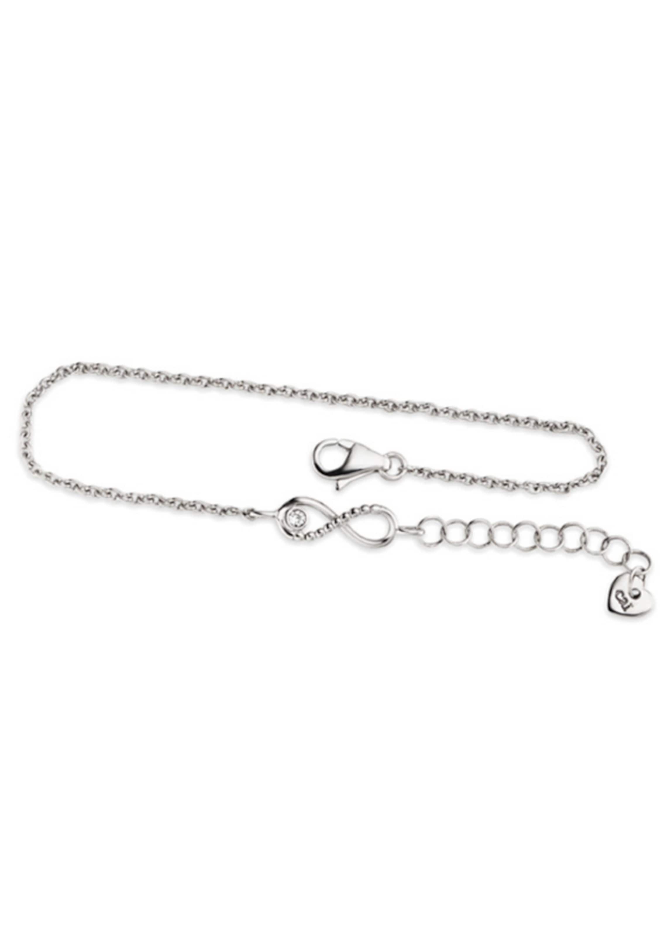 caï Bracelet 'Unendlichkeit' in Silver: front
