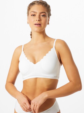 Bustier Soutien-gorge 'Micro Lovers' Skiny en blanc : devant