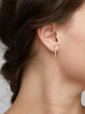 Orecchini 'Earrings Fire' di Pilgrim in oro: frontale