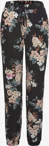 LASCANA Regular Pants in Black: front