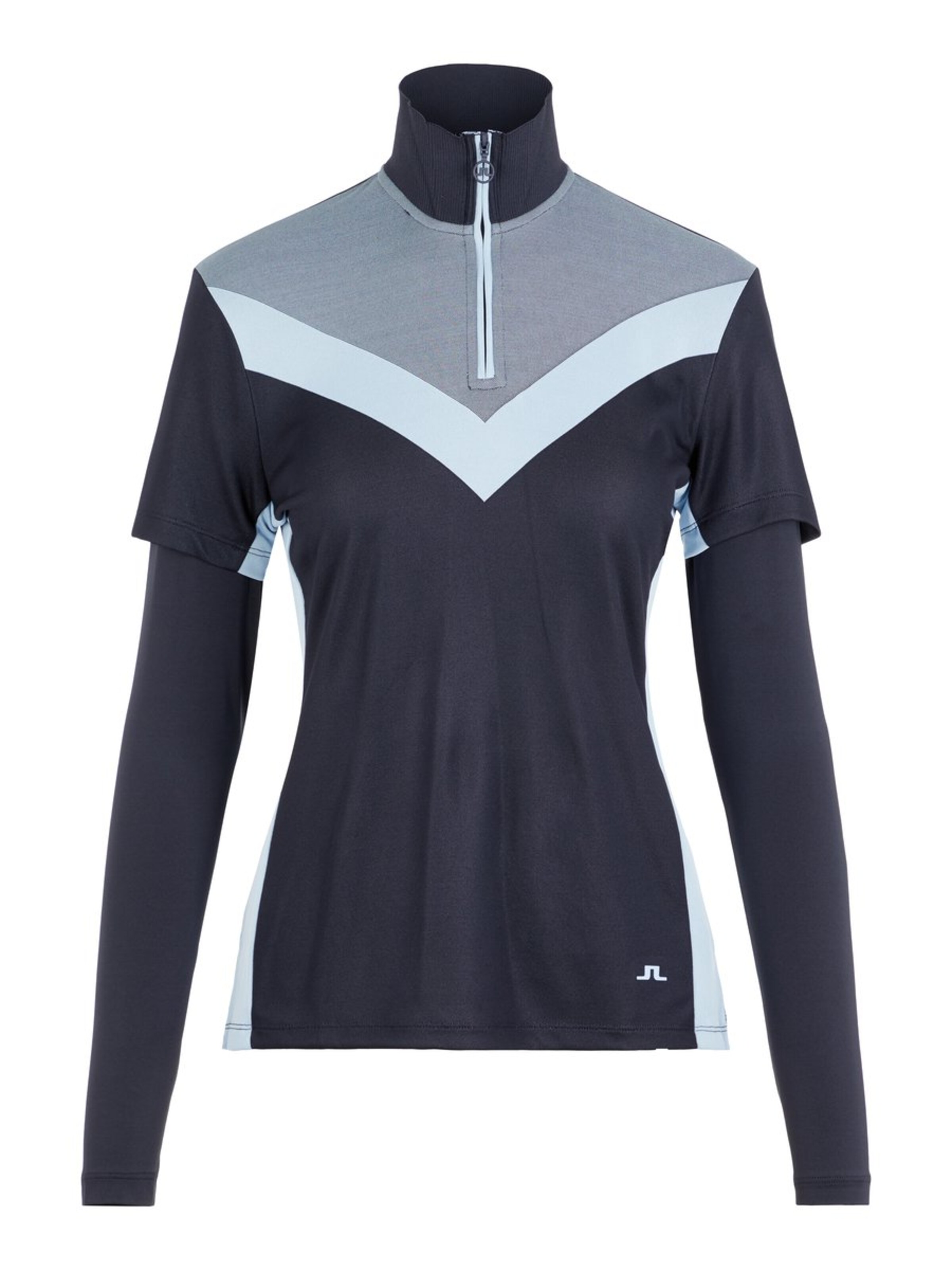 J.Lindeberg - Functioneel shirt 'Lara' in de kleur Navy