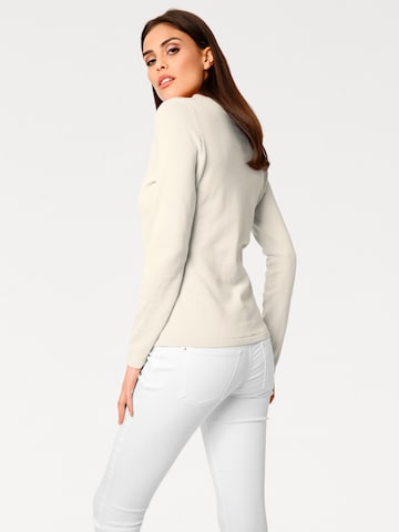 heine Пуловер в бяло