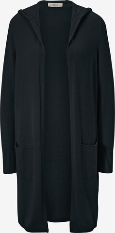 Cardigan 'CASUAL' heine en noir : devant