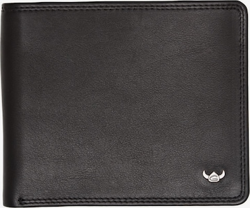 GOLDEN HEAD Wallet 'Polo' in Black: front