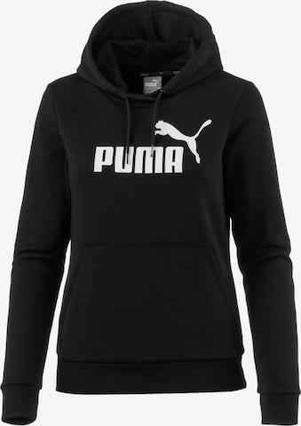 PUMA Sportovní mikina – černá: přední strana