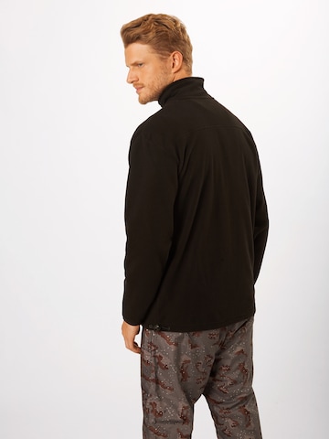 Urban Classics Fleece jas 'Polar' in Zwart: terug