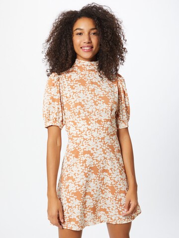 Fashion Union Dress 'Venus' in Orange: front