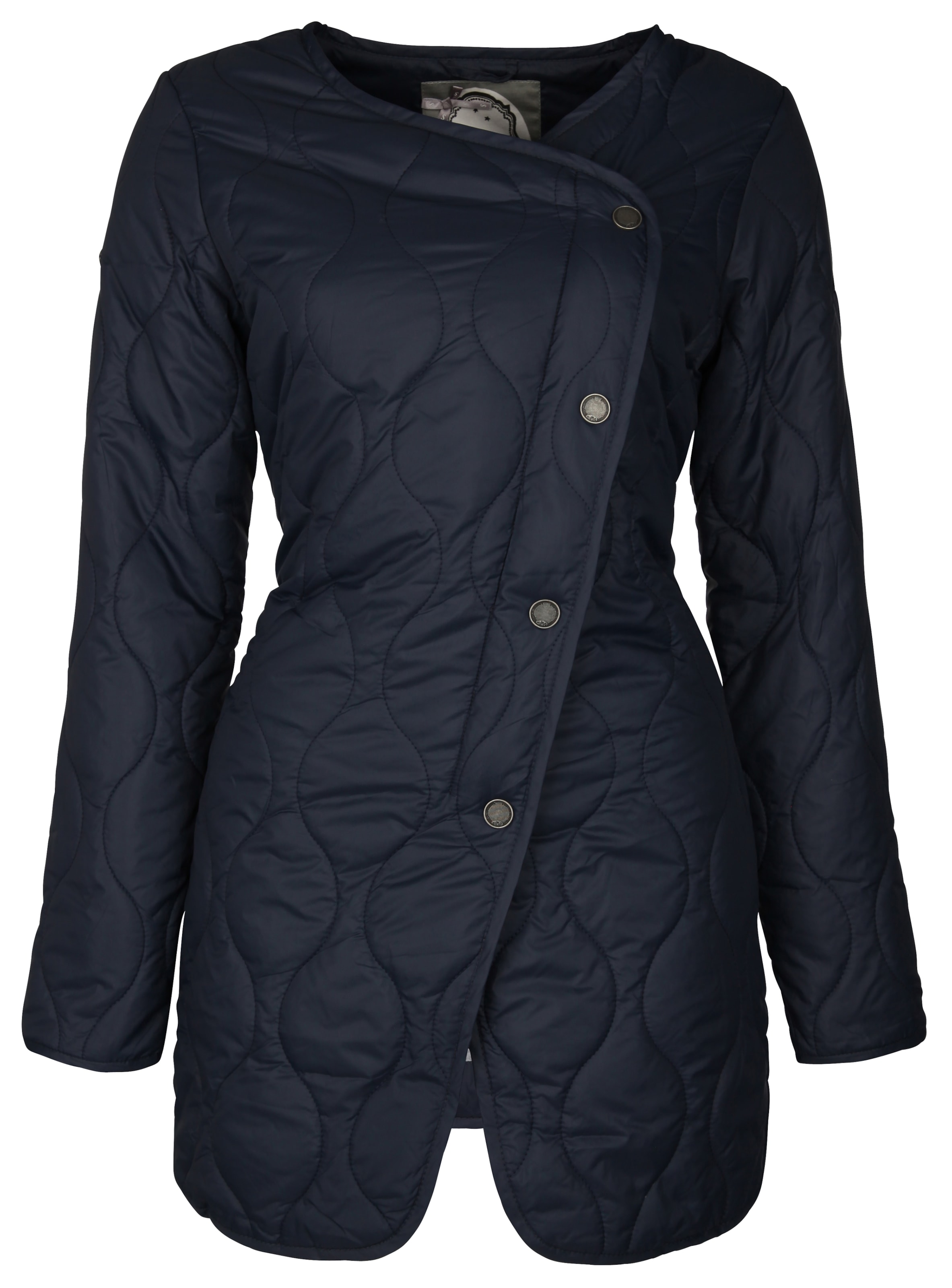 MYMO Tussenmantel in Blauw: voorkant