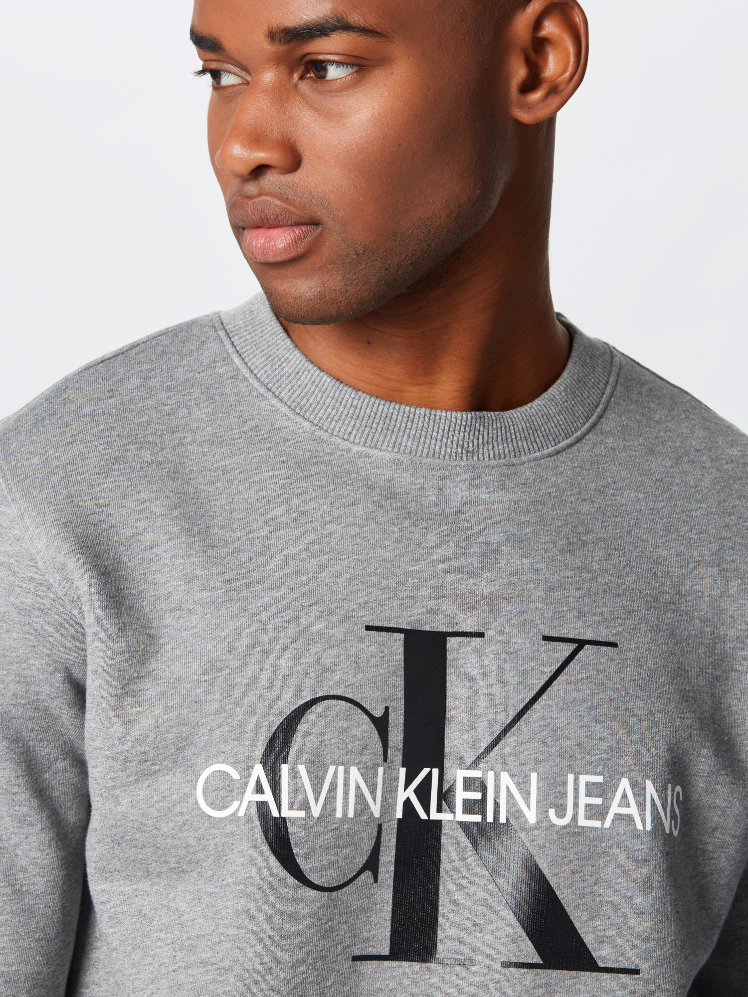 aEYTK Bluzy Calvin Klein Jeans Bluzka sportowa w kolorze Szarym 