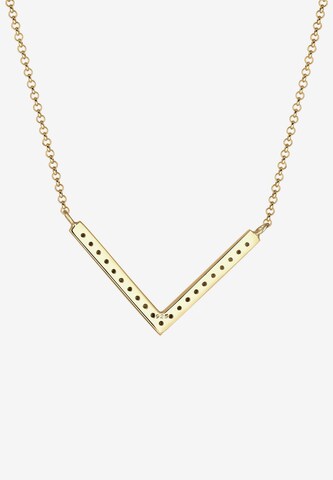 ELLI Necklace 'V-Kette, Geo' in Gold