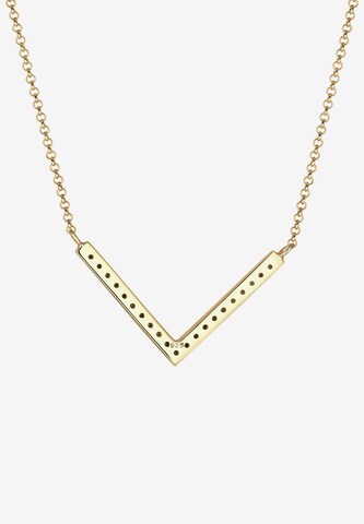 ELLI Ketting 'V-Kette, Geo' in Goud