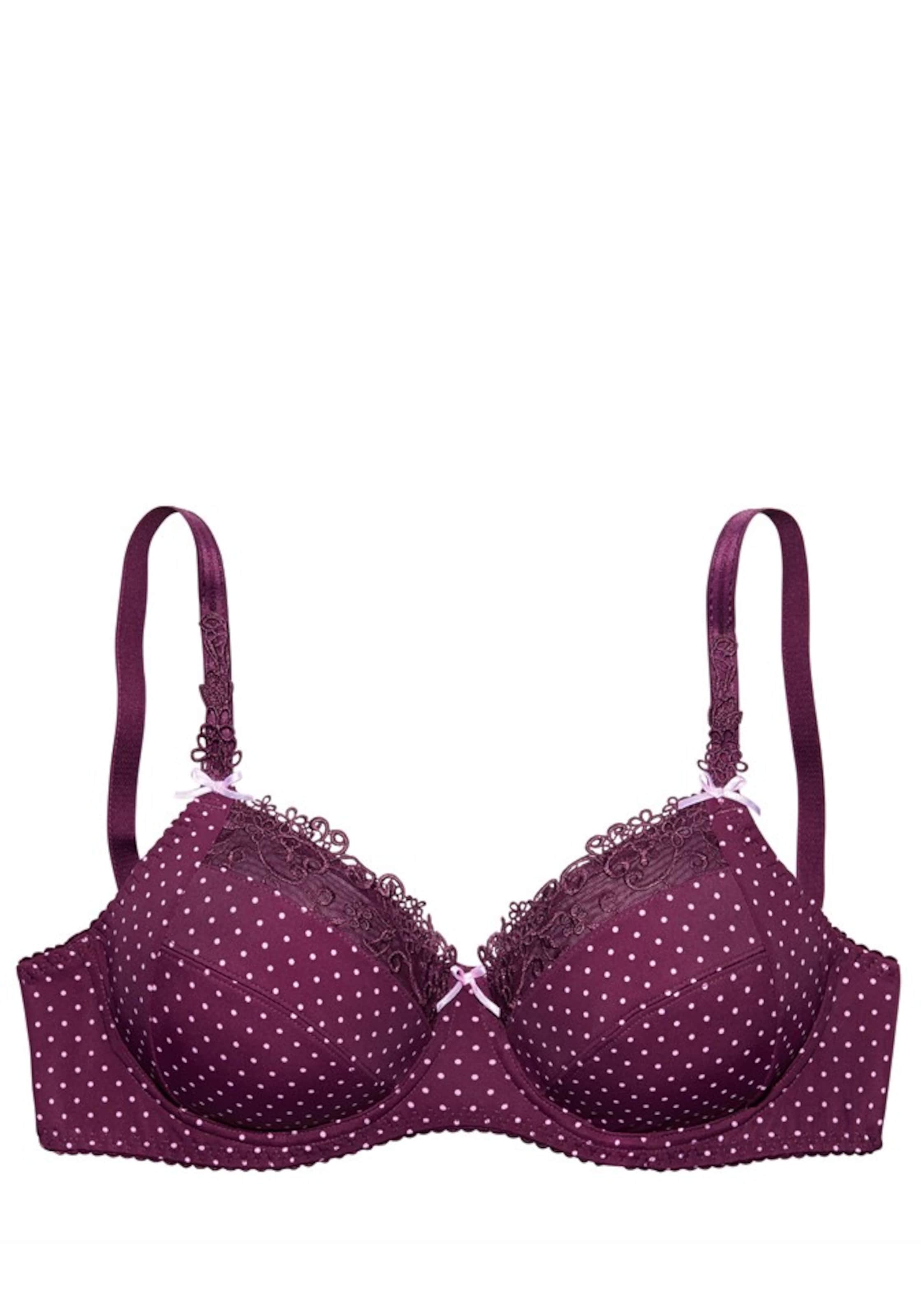 NUANCE Podprsenka – fialová: přední strana