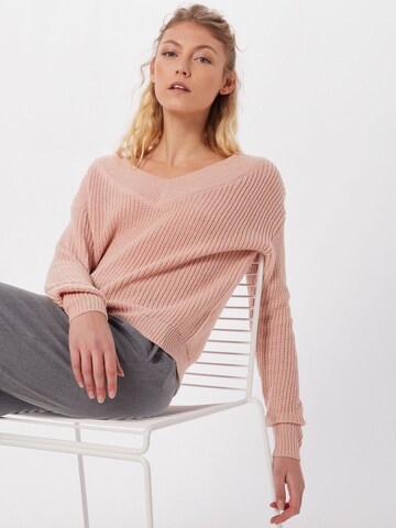 ONLY Pullover 'ONLMelton' in Pink: Vorderseite