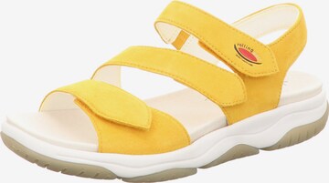 GABOR Sandals in Yellow: front