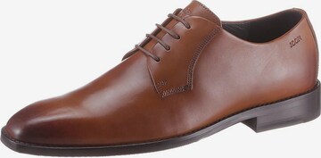 JOOP! Lace-Up Shoes 'Philemon' in Brown: front