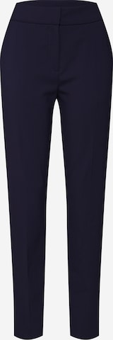 HUGO Red Regular Trousers with creases in Blue: front