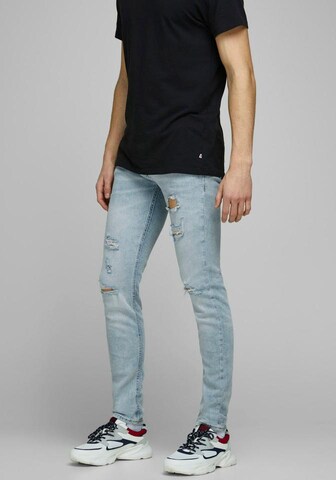 JACK & JONES Skinny Jeansy 'Liam' w kolorze niebieski: przód