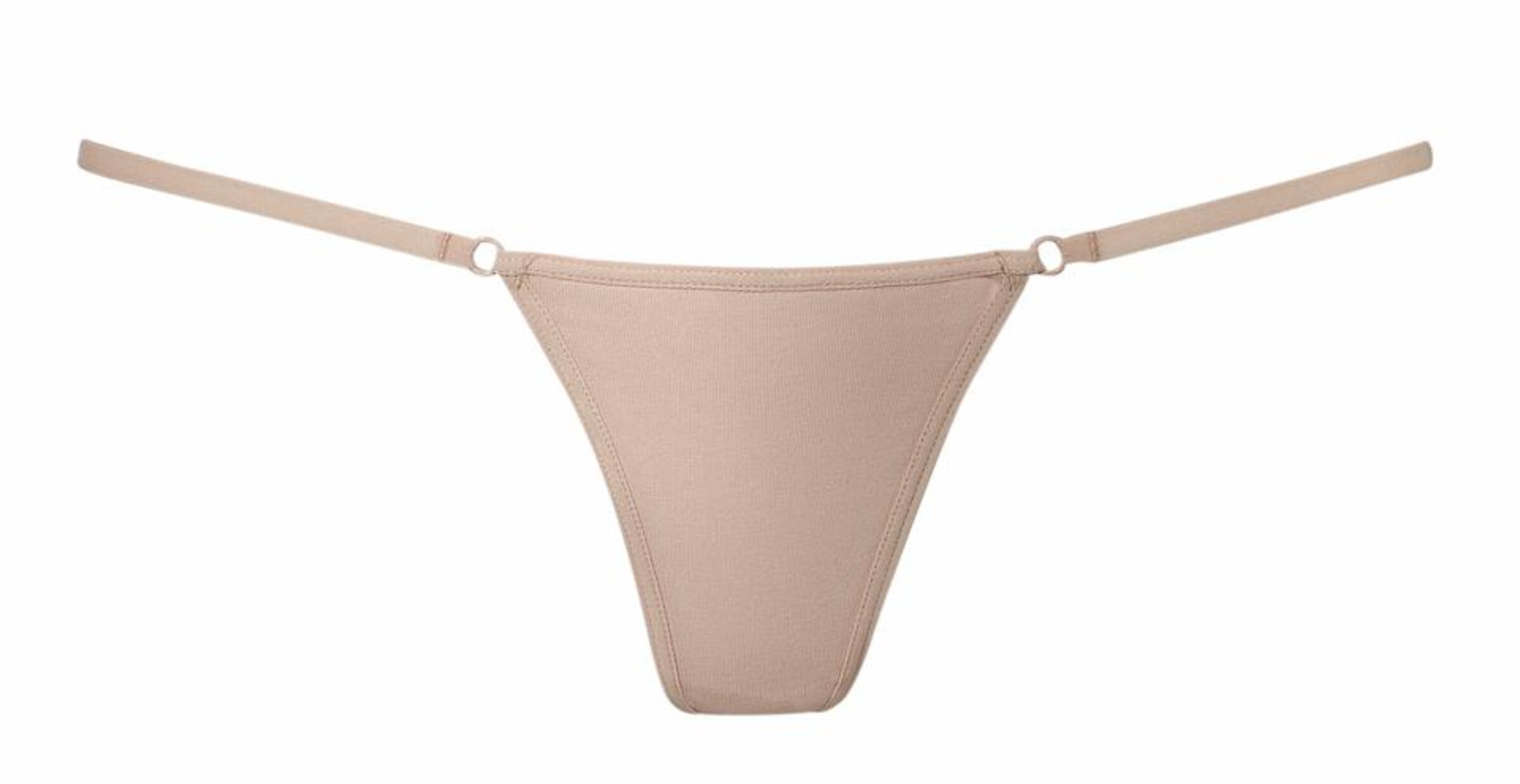 PETITE FLEUR GOLD String in Beige