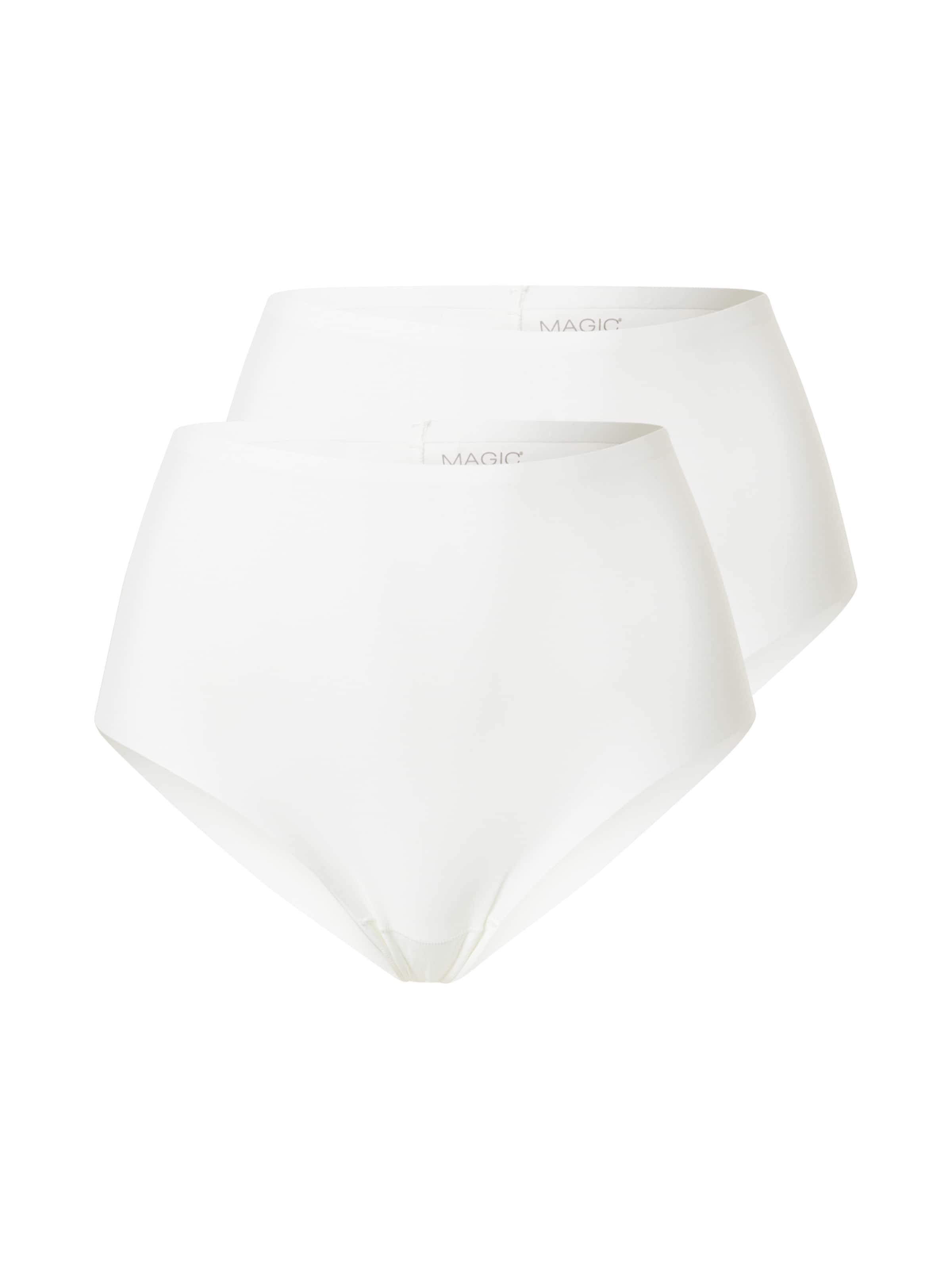 MAGIC Bodyfashionregular Hipster gaćice - bijela boja: prednji dio