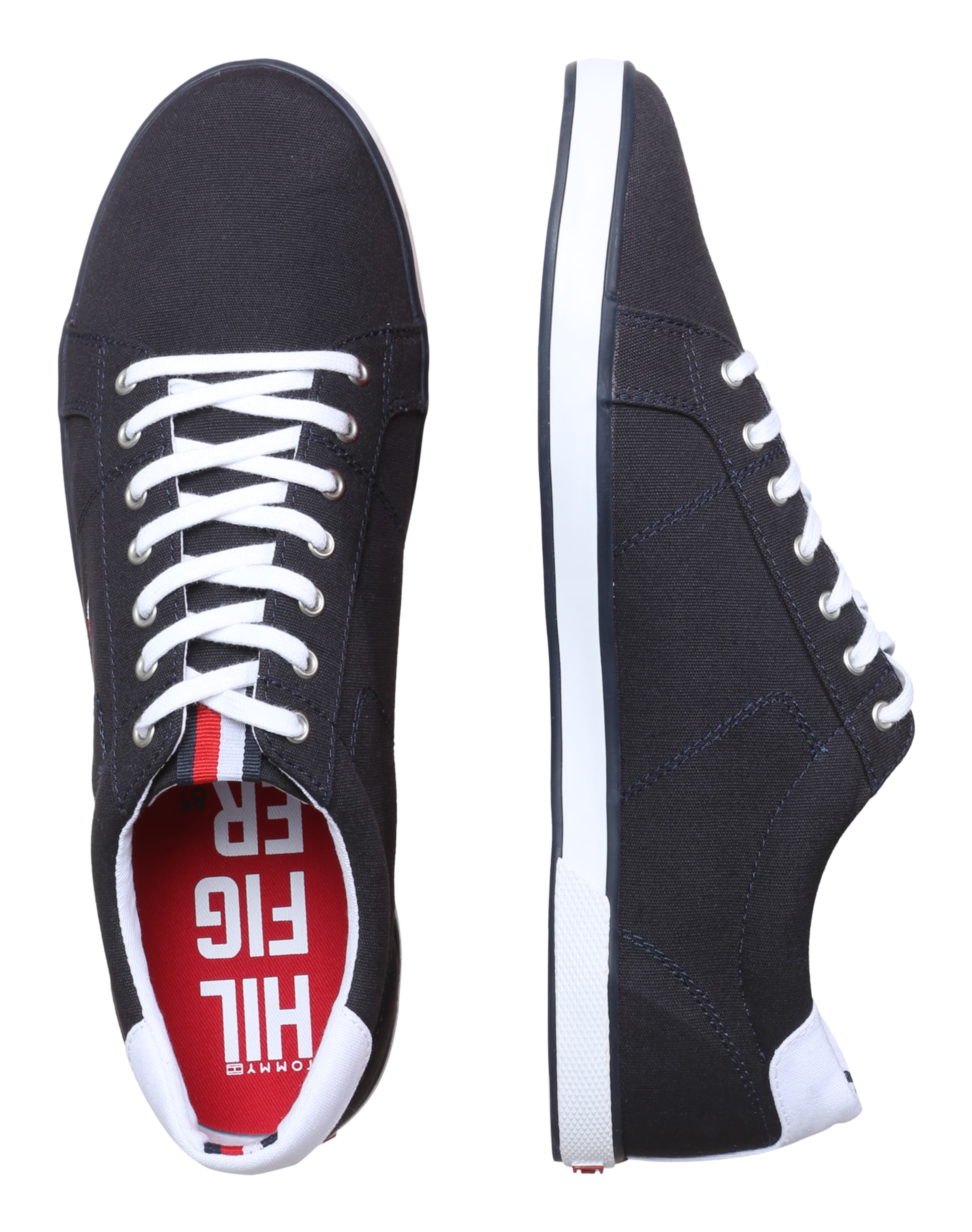 TOMMY HILFIGERNiske tenisice 'Harlow' - plava boja